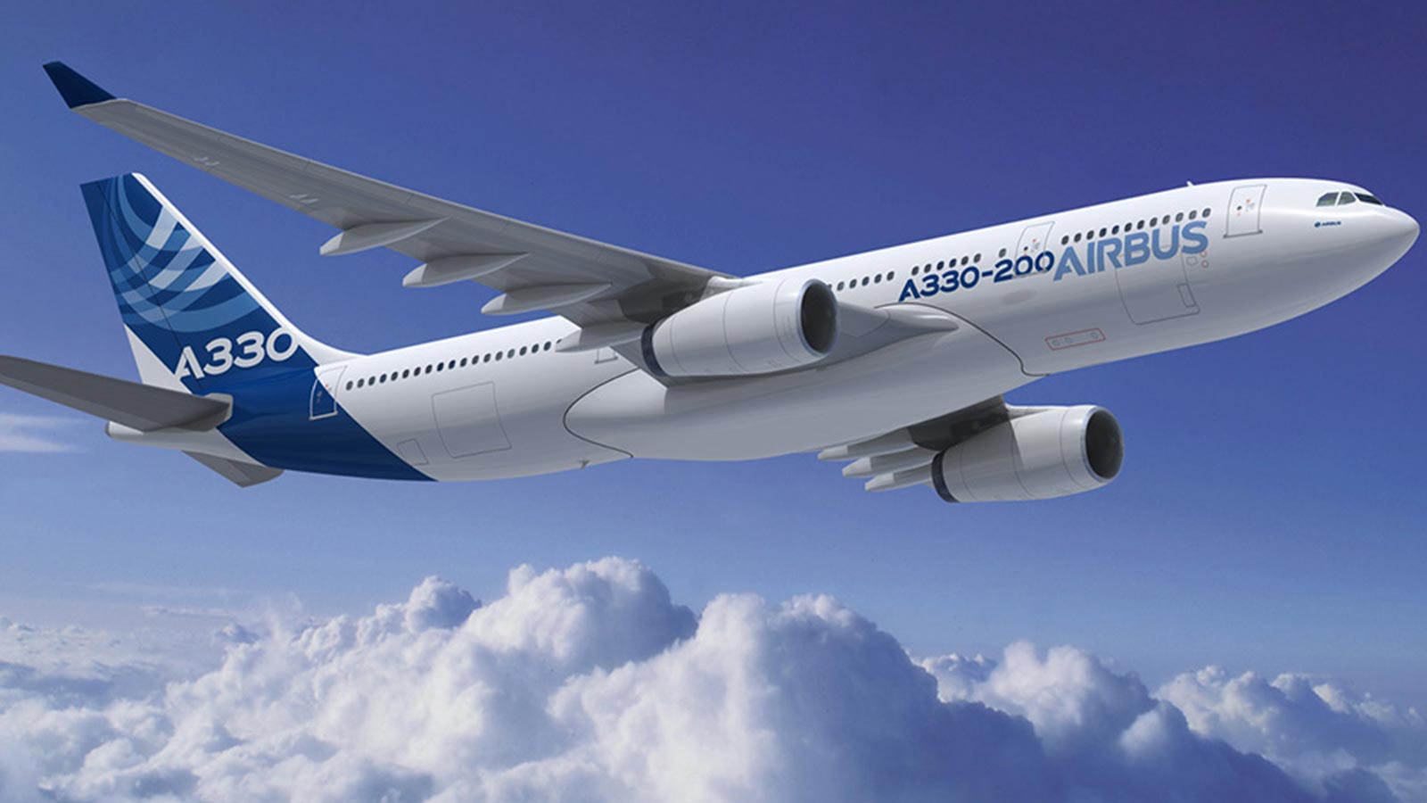 Interior of AIRBUS A330-200