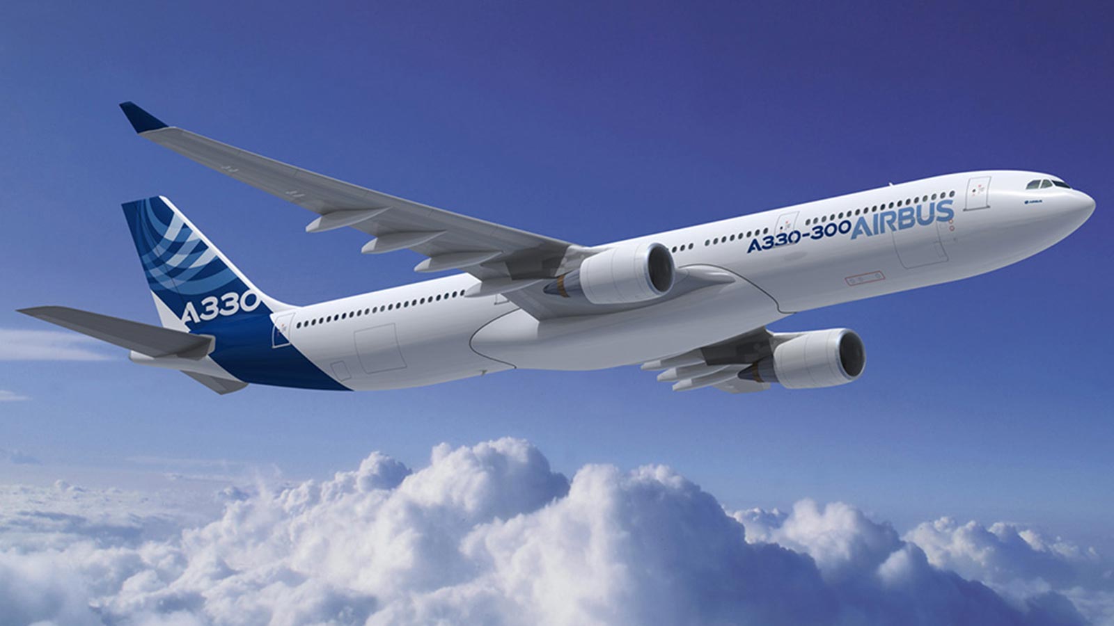 Interior of AIRBUS A330-300